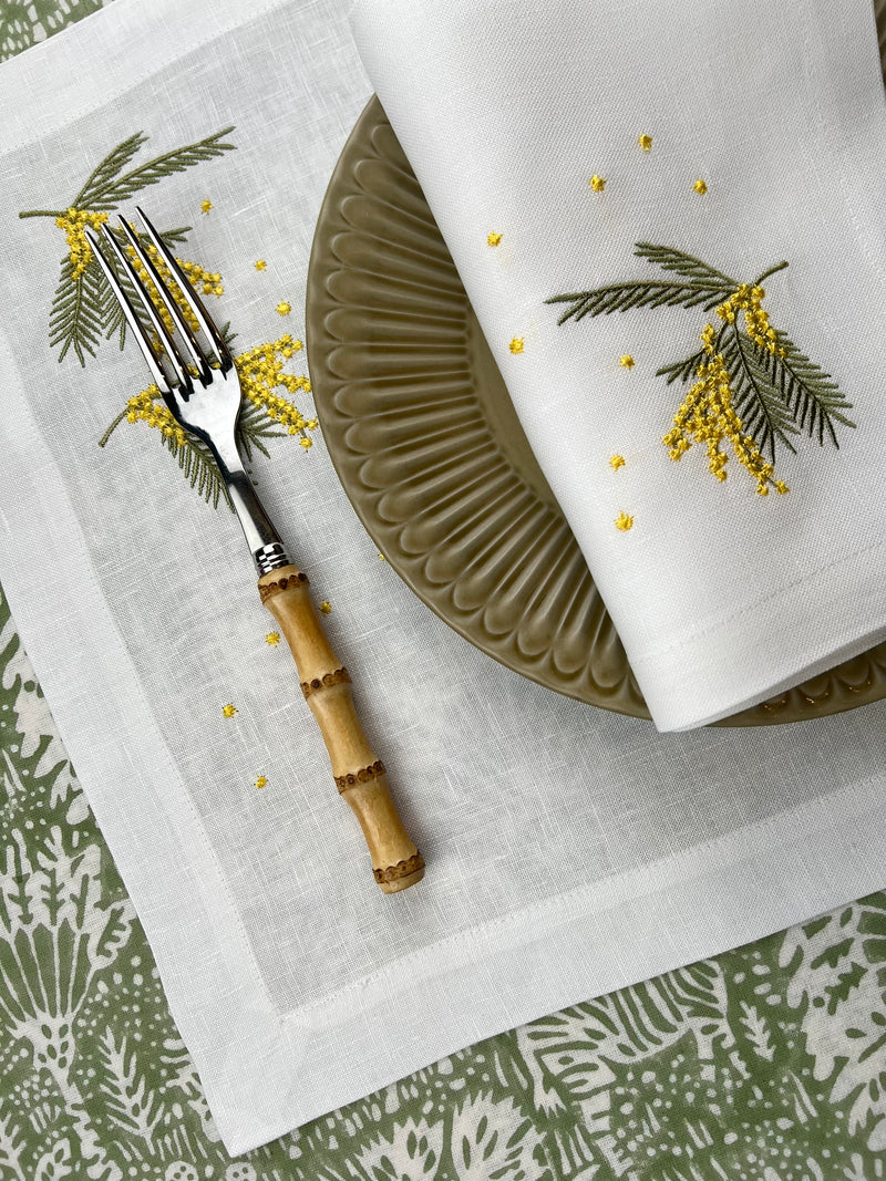 The Mimosa Placemat & Napkin Set