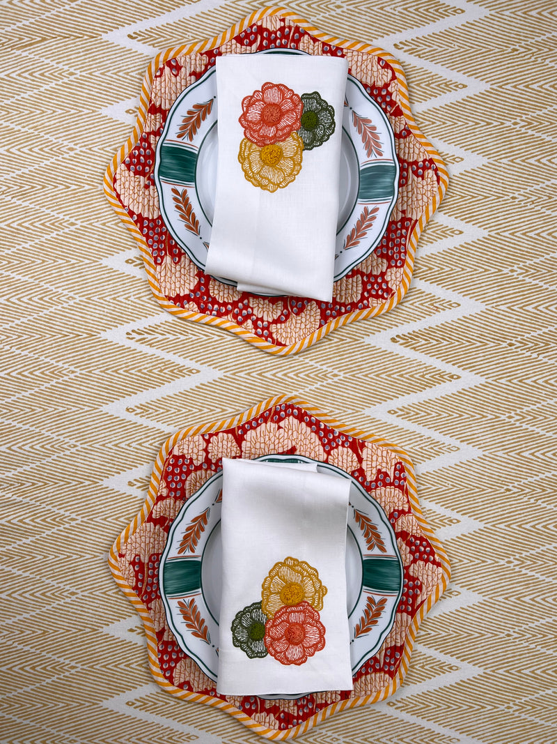THE BREAKFAST SCALLOP PLACEMAT