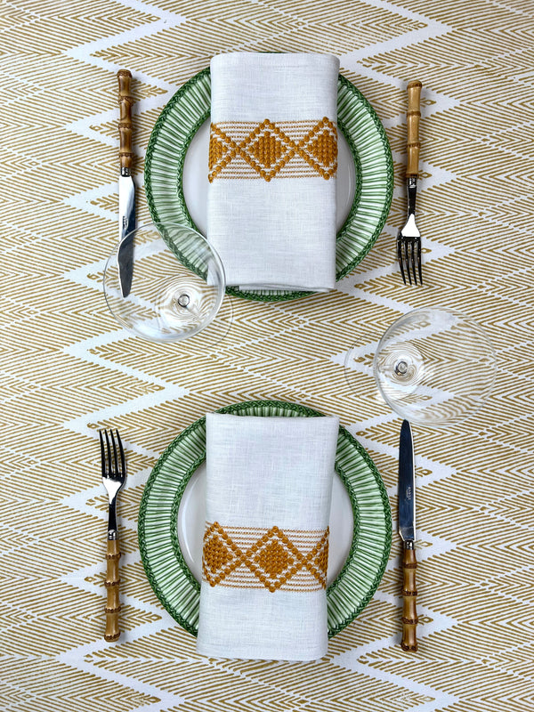 The ZigZag Tablecloth Tuscan Sun