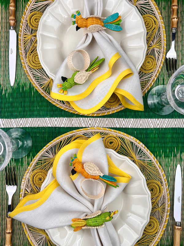 Birds of Paradise Napkinrings