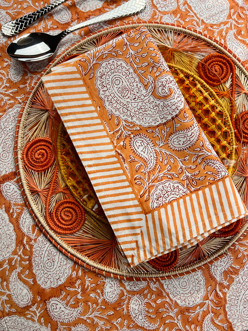 The Paisley Bandana Tablecloth (Mandarin)