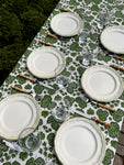 ’The Figue Leaf’ Tablecloth - Swedish Green - Cotton