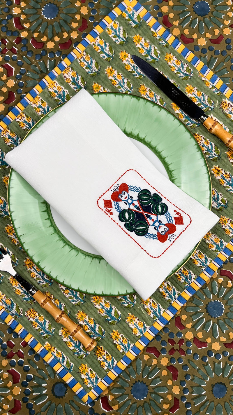 ’House of Cards’ Napkins
  - Queen of Diamonds ♦️