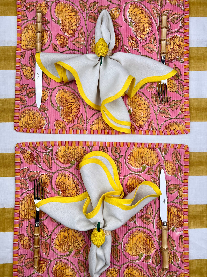 ‘Sicilian Flowers’ 🌺 - Limited Edition Breakfast Placemat