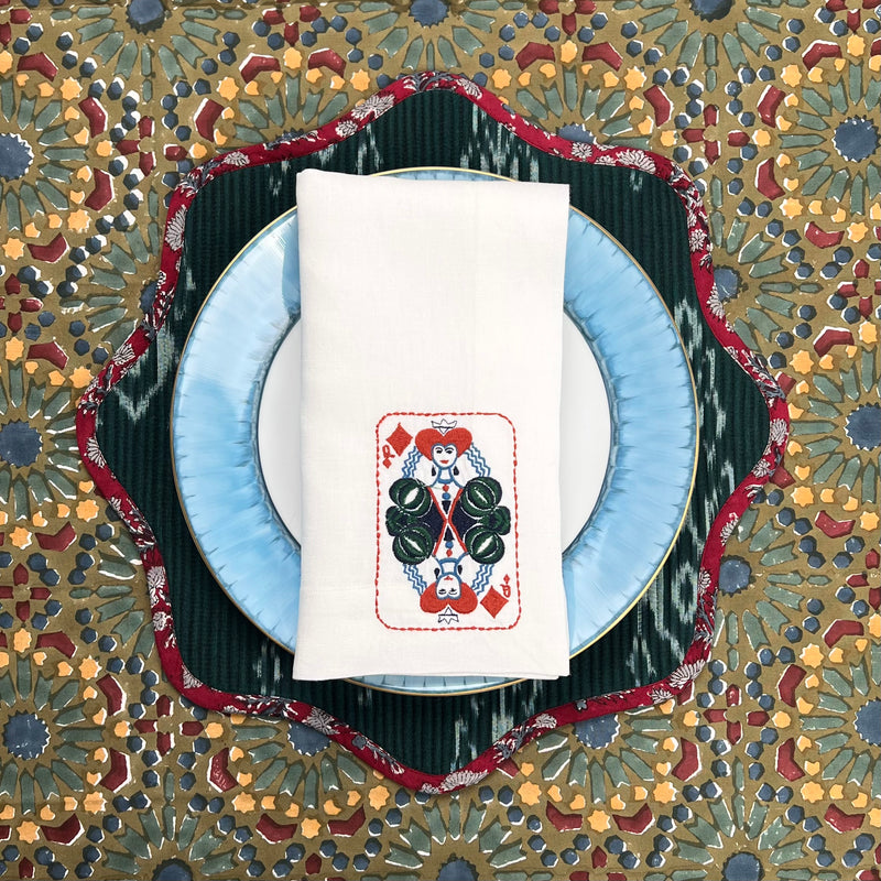 ’House of Cards’ Napkins
  - Queen of Diamonds ♦️
