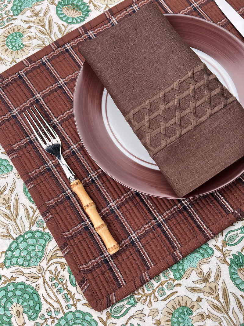 THE BREAKFAST PLACEMAT TARTAN