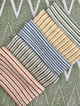’THE SWEDISH STRIPE’ Napkins (white base) - 100% Linen