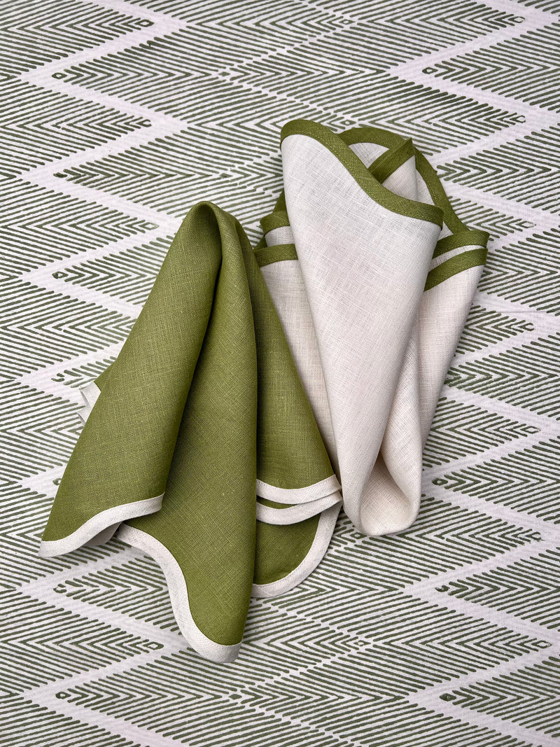 The ZigZag Tablecloth Sage