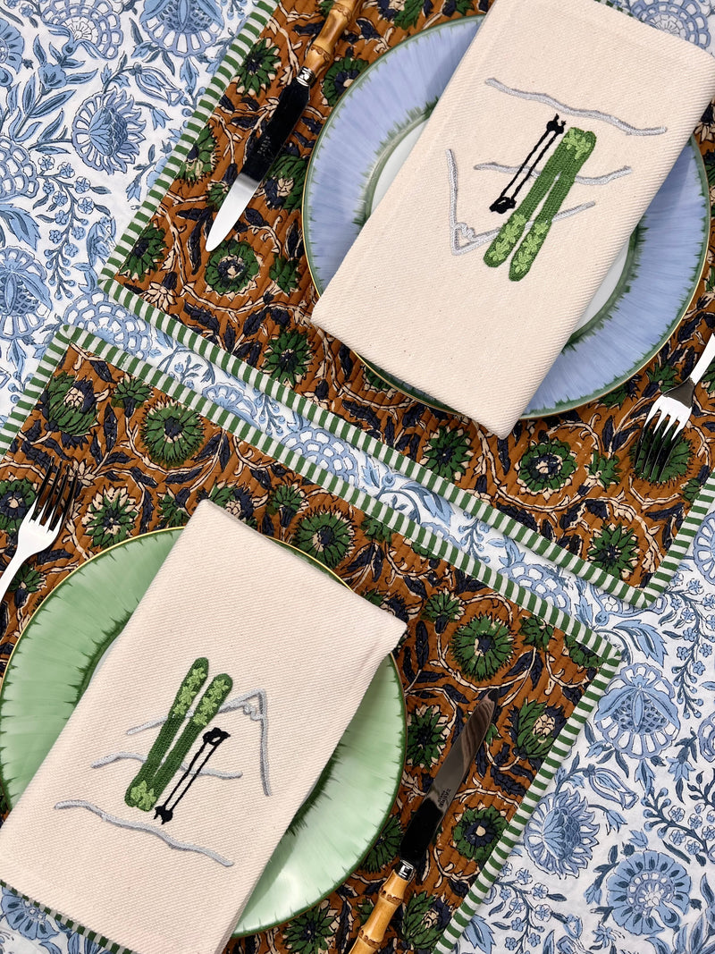 ’THE SUMMIT’ NAPKIN (GREEN)