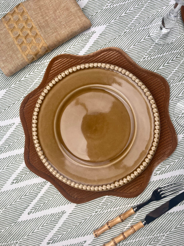 Velvet Scalloped Placemats