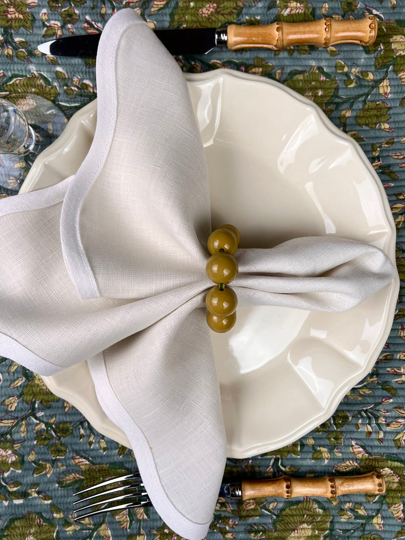 Curated Table Set: Green, blues & Olive