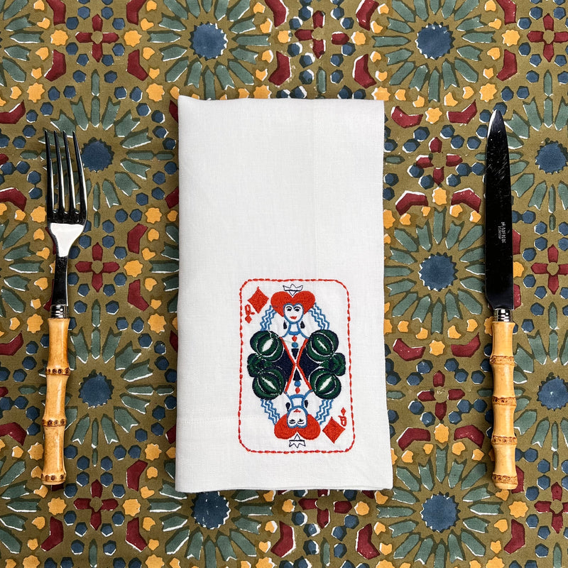 ’House of Cards’ Napkins
  - Queen of Diamonds ♦️
