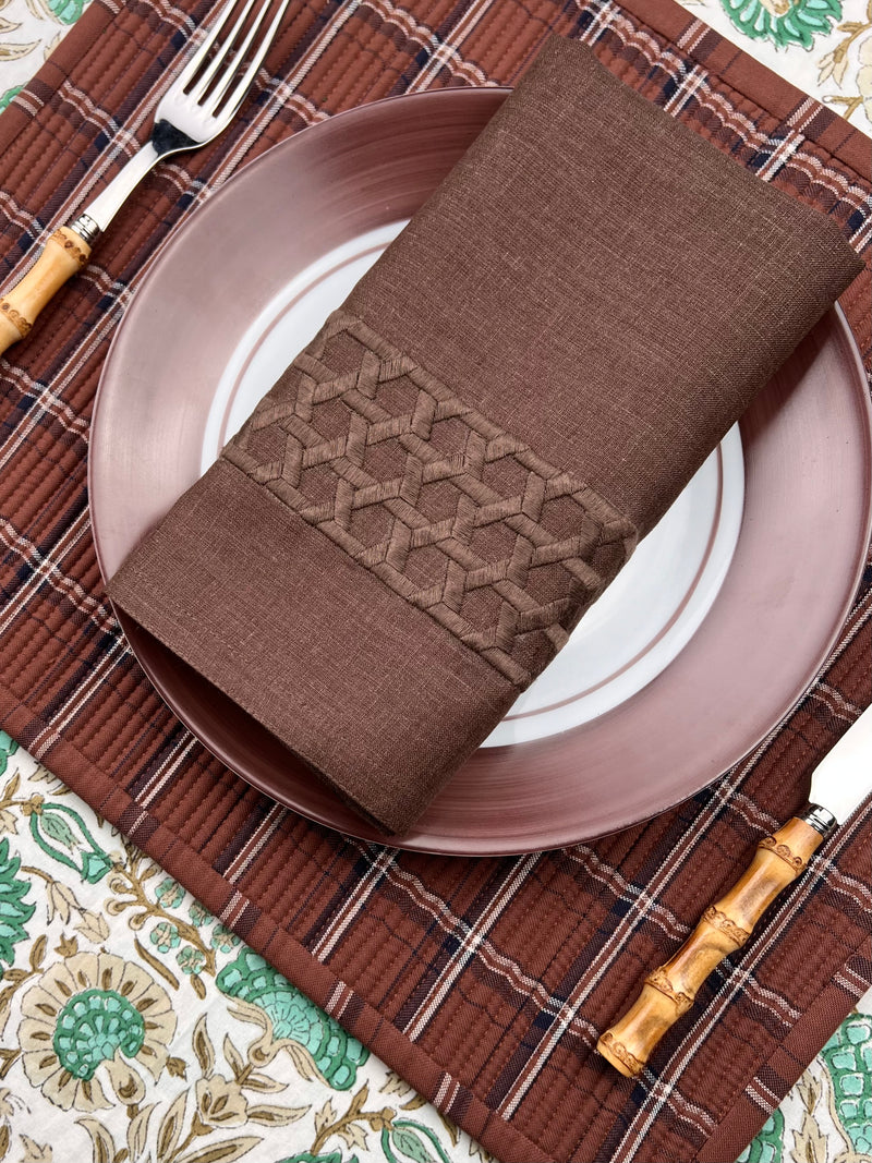 THE RATTAN WEAVE NAPKIN