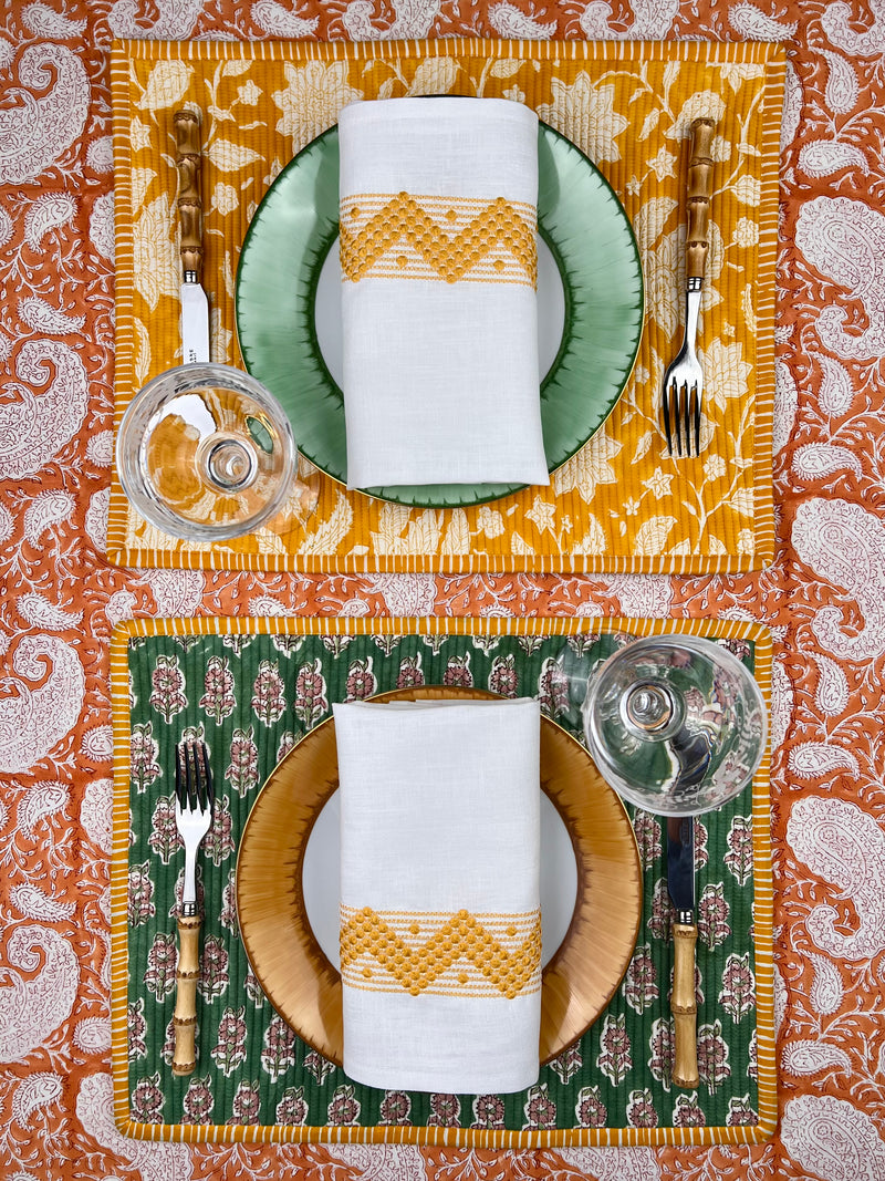 ‘The Breakfast’ Placemat - Block Print