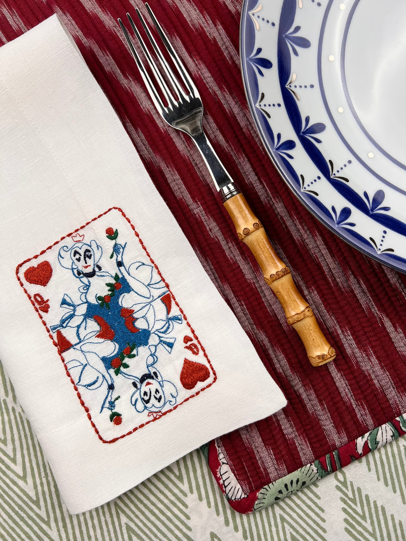 ’House of Cards’ Napkins
  - Queen of Hearts ♥️