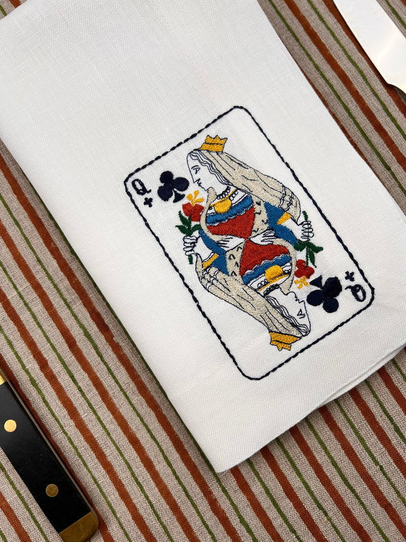 ’House of Cards’ Napkins
  - Queen of Clubs ♣️