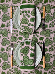 ’THE FIGUE LEAF’ TABLECLOTH (Swedish Green)