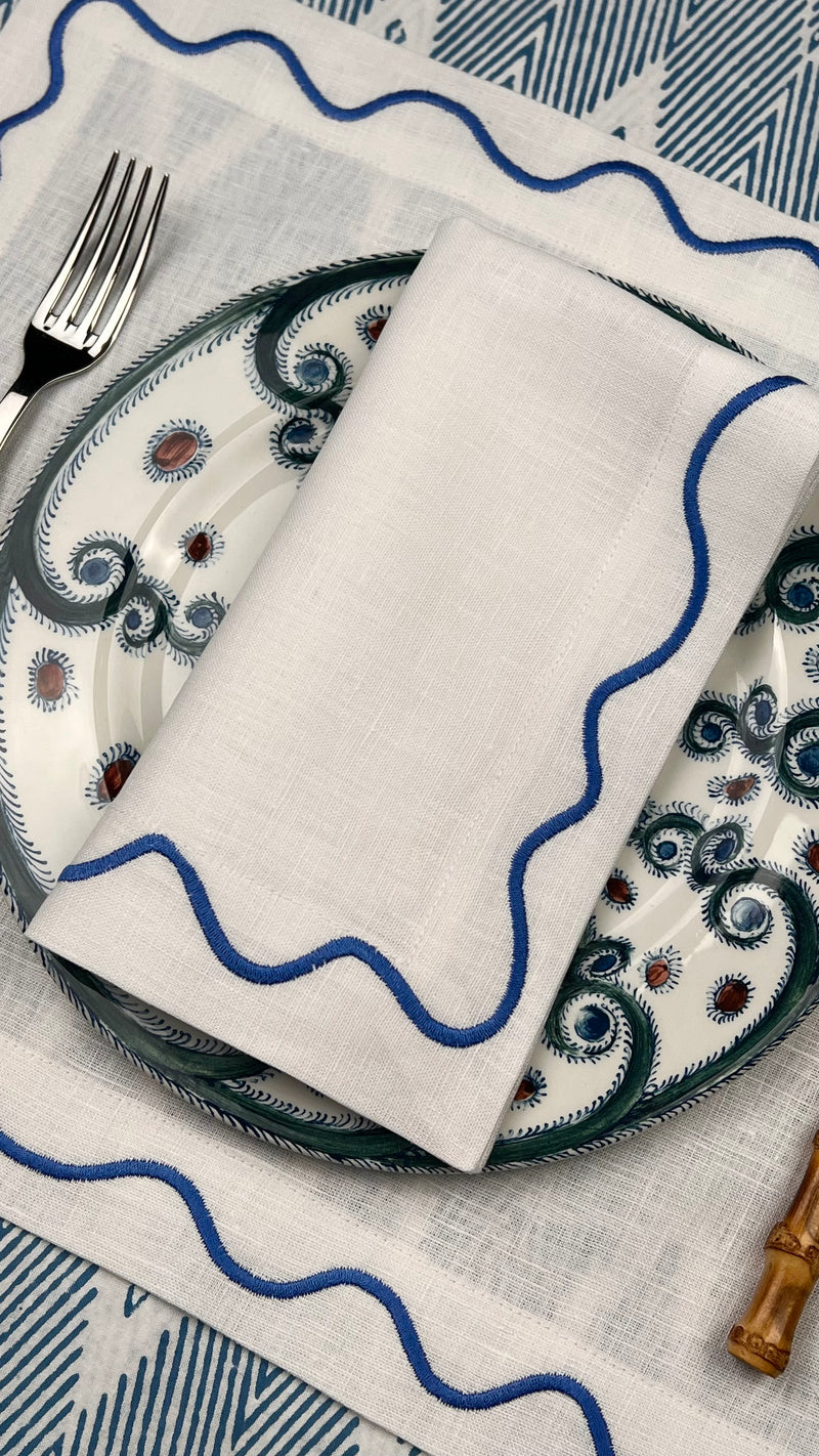 ‘The Squiggle’ Placemat- 100% Linen