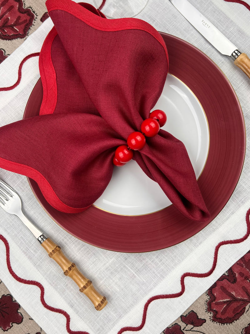 ‘The Squiggle’ Placemat- 100% Linen