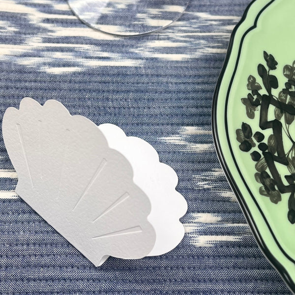 Luxury Place Cards - Scallop Clam