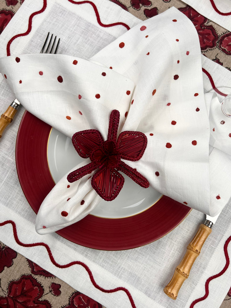 ‘The Squiggle’ Placemat- 100% Linen
