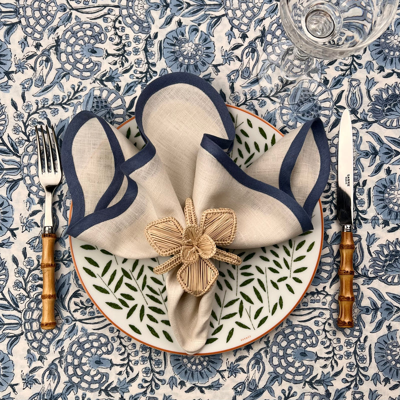 The Floral Tablecloth (Blues)