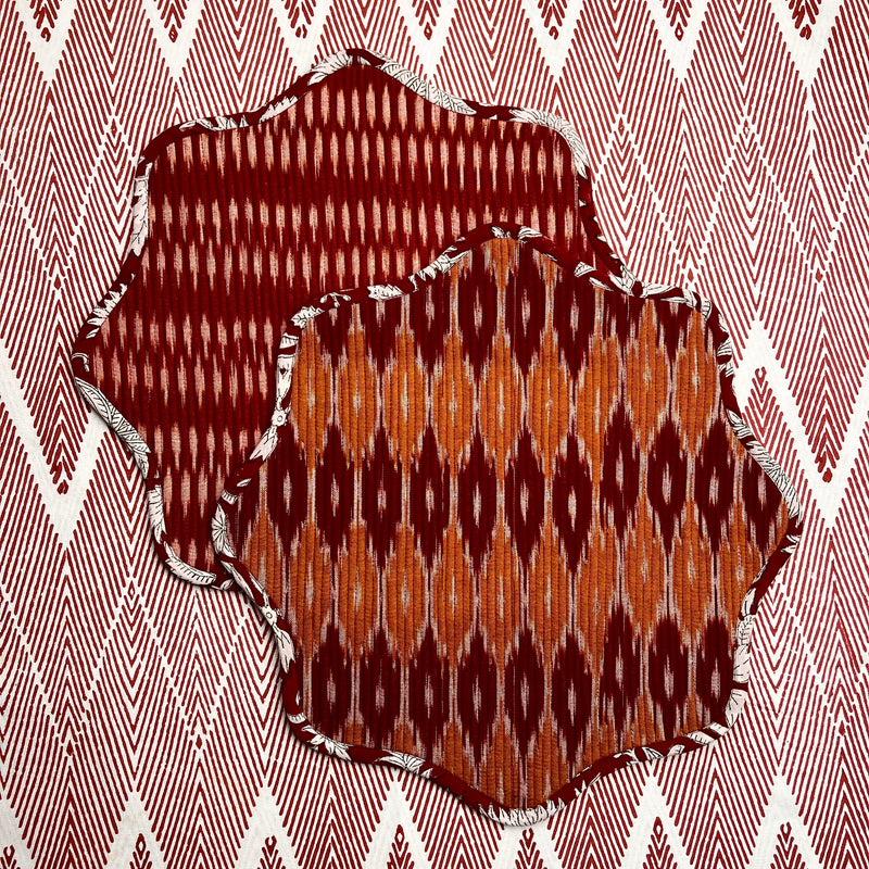 ‘The Breakfast’ Placemat - Scallop - Ikat
