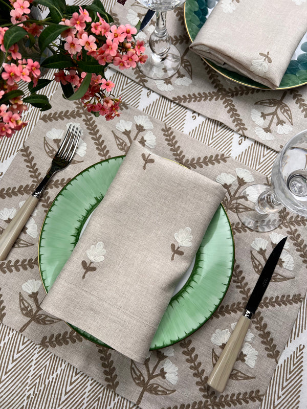 ‘The Suzani Vine’ — Napkin & Placemat Set
