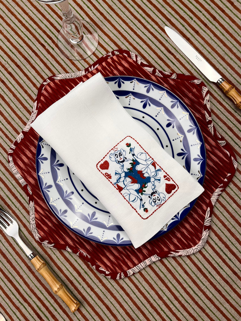 ’House of Cards’ Napkins
  - Queen of Hearts ♥️
