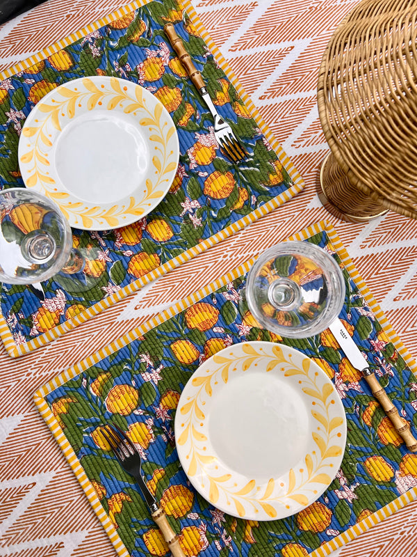 ‘Sicilian Lemons 🍋’ - Limited Edition Breakfast Placemat
