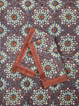 ‘The Kaleidoscope’ Napkin Set - Aubergine, Rust & Sage