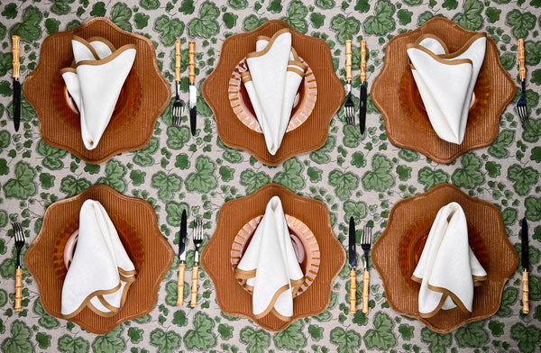 ‘The Breakfast’ Placemat - Scalloped Velvet
