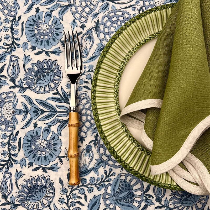 The Floral Tablecloth (Blues)