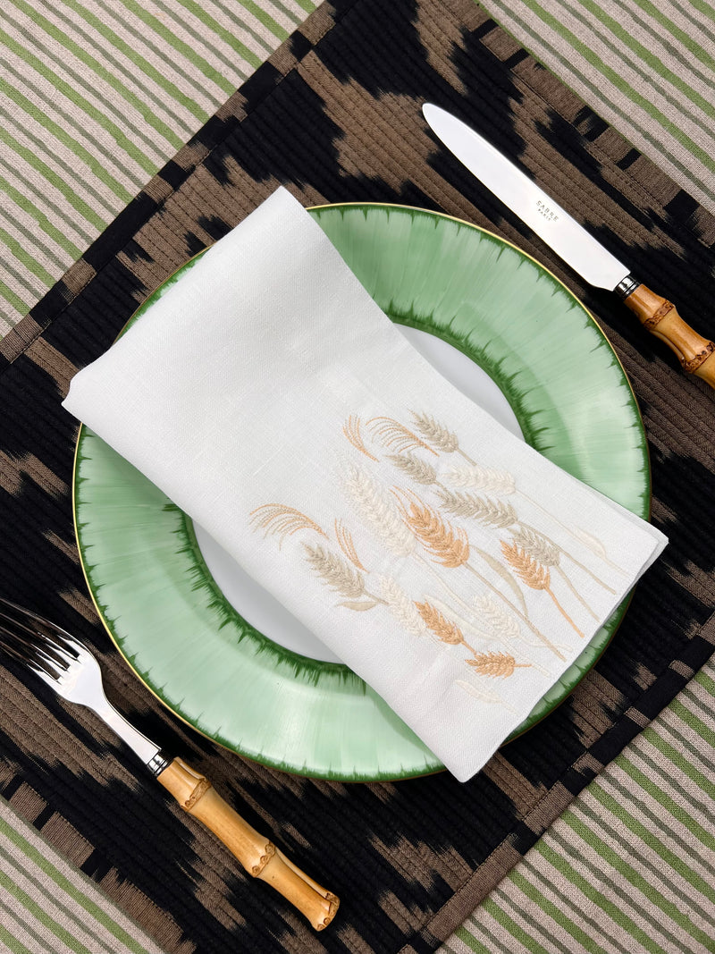 The Harvest Napkin - Hand Embroidered