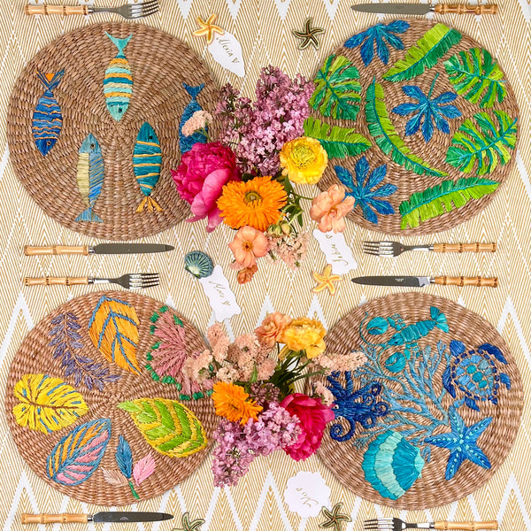 ’The Summer Placemat’ - Tropical Greens