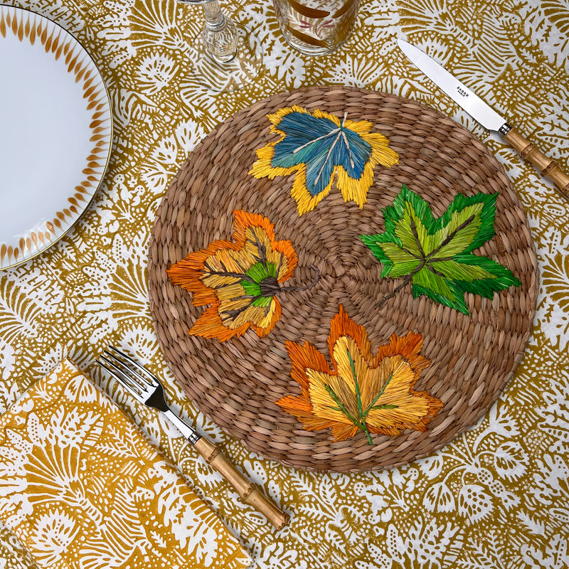 ’The Raffia Placemat’ - Autumn Levea