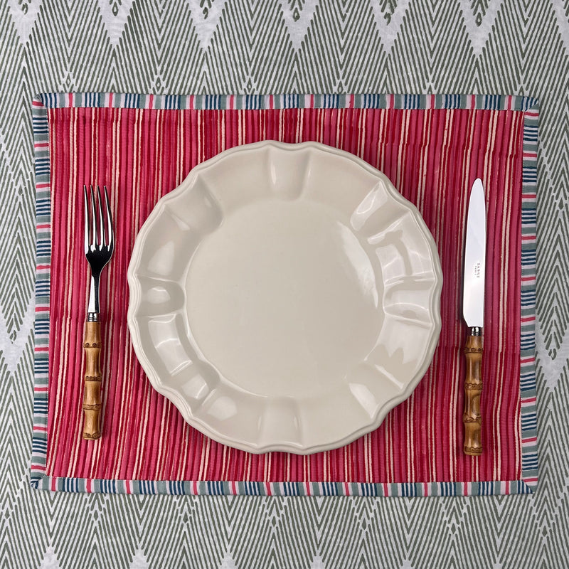 Gift Set: Pink & Lime Green Set for 4.