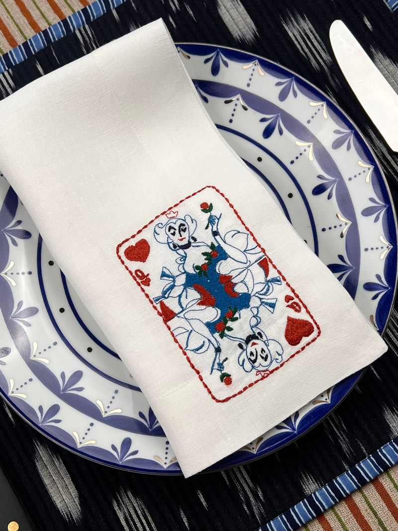 ’House of Cards’ Napkins
  - Queen of Hearts ♥️