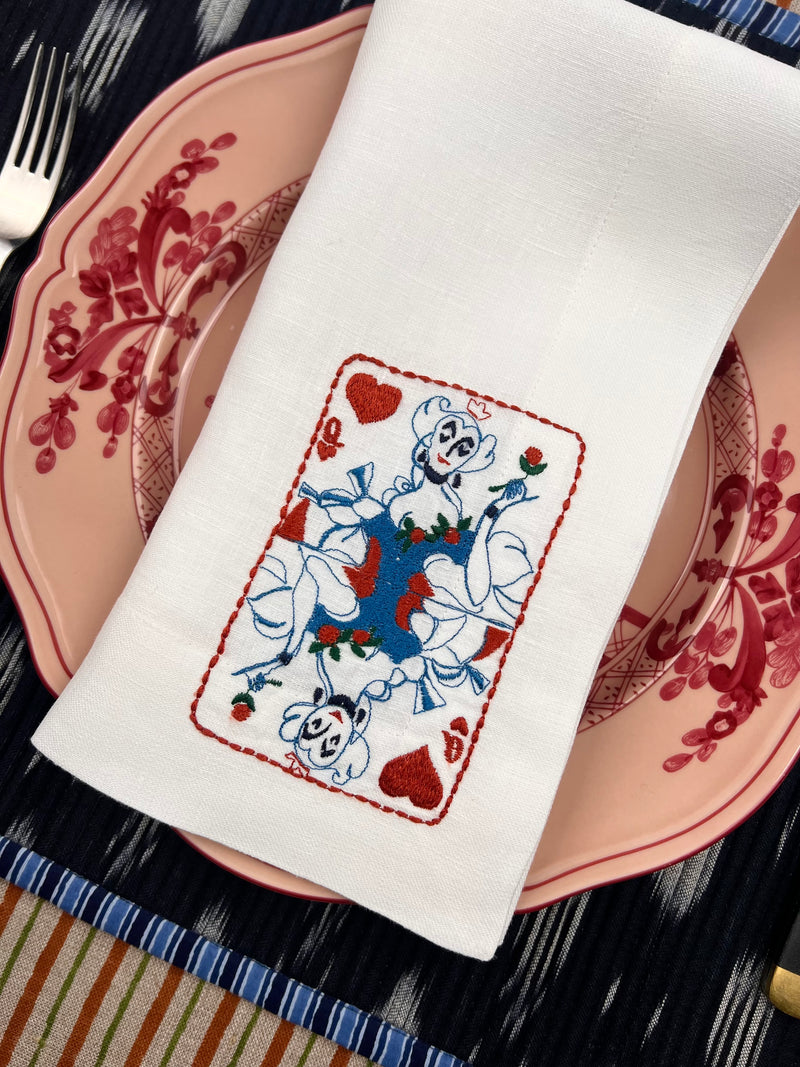 ’House of Cards’ Napkins
  - Queen of Hearts ♥️