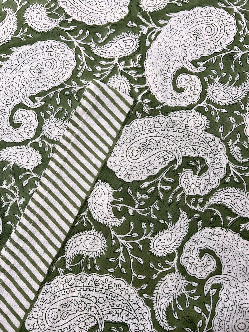 The Paisley Bandana Tablecloth (Sage)