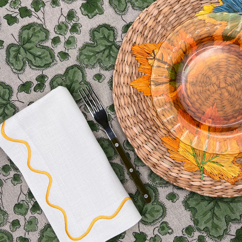 ’The Raffia Placemat’ - Autumn Levea