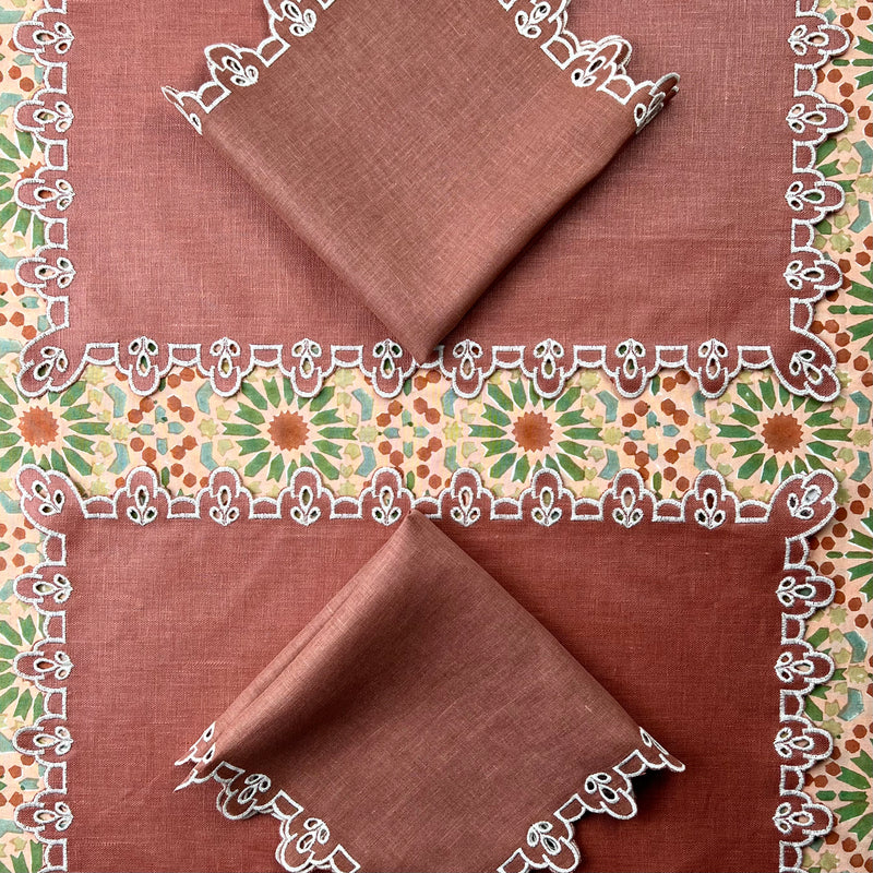 Linen placemats and napkins sets, Square placemats for table, Reusable  napkins - Shop Daloni Place Mats & Dining Décor - Pinkoi