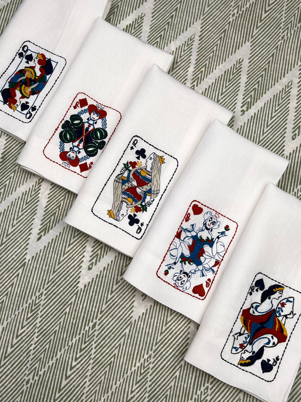 ’House of Cards’ Napkins  - Queen of Spades ♠️ (version 2)