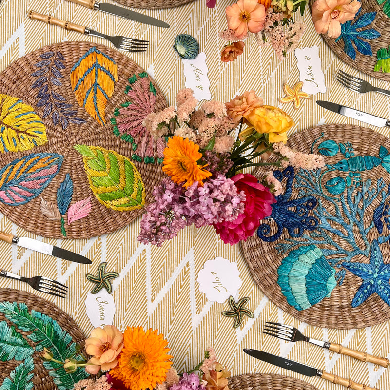 ’The Summer Placemat’ - Tropical Leaves