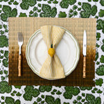 ’The Rush’ Placemat - Faded Bamboo Ikat