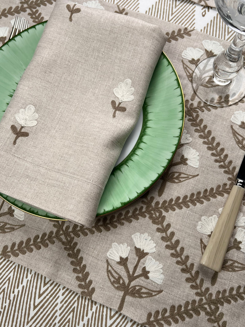 ‘The Suzani Vine’ — Napkin & Placemat Set
