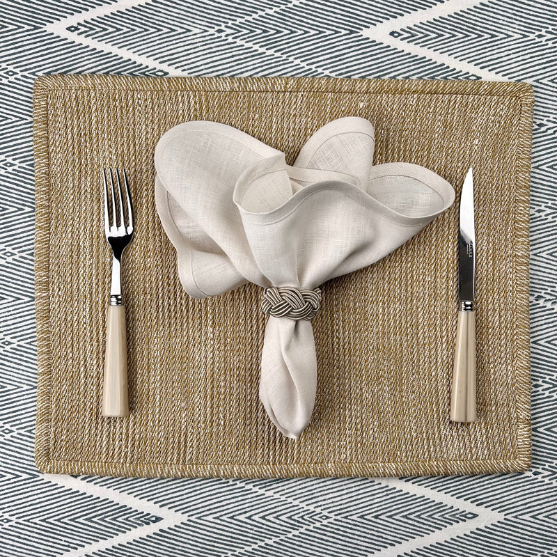 THE BREAKFAST TEXTURED LINEN PLACEMAT