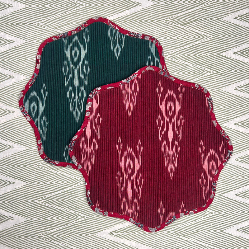 ‘The Breakfast’ Placemat - Scallop - Ikat