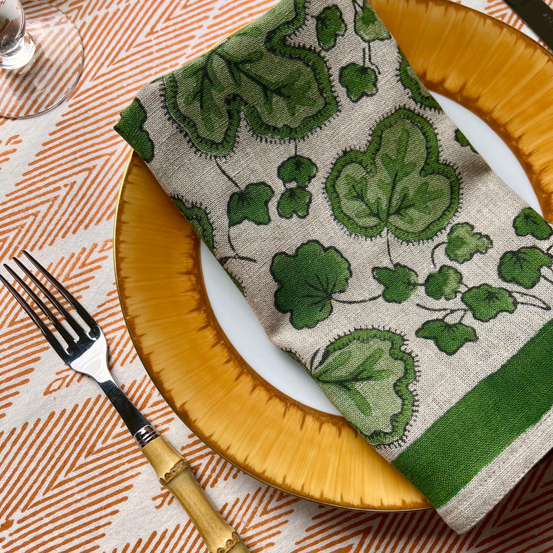 ‘The ZigZag’ Tablecloth - Orange