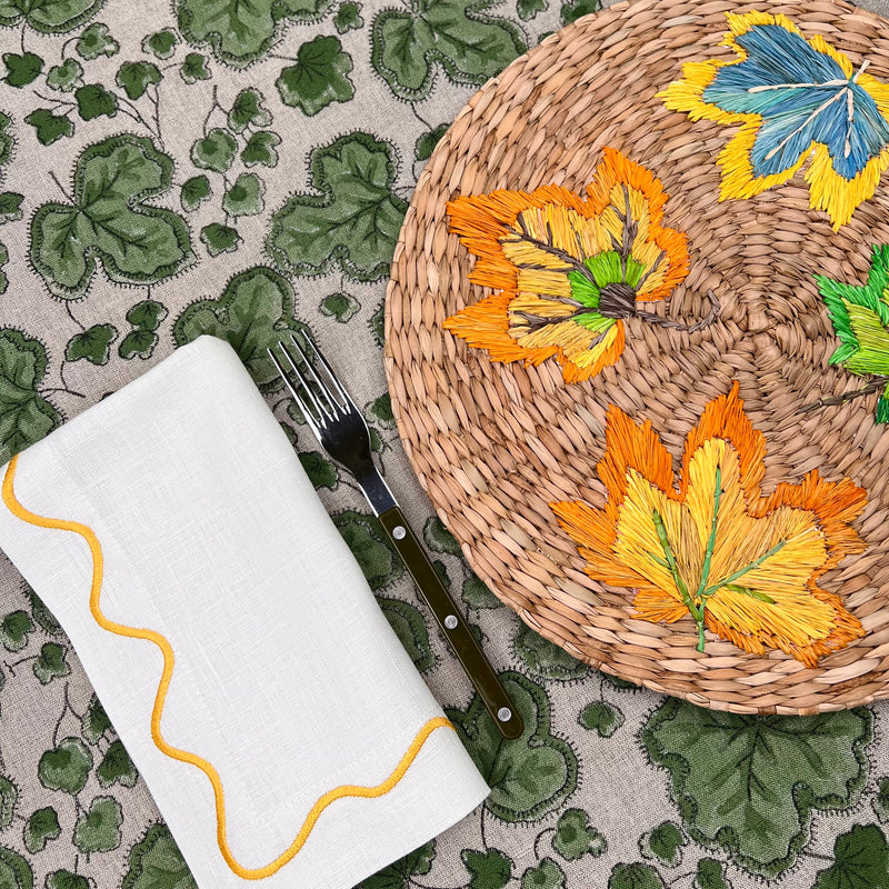 ’The Raffia Placemat’ - Autumn Levea